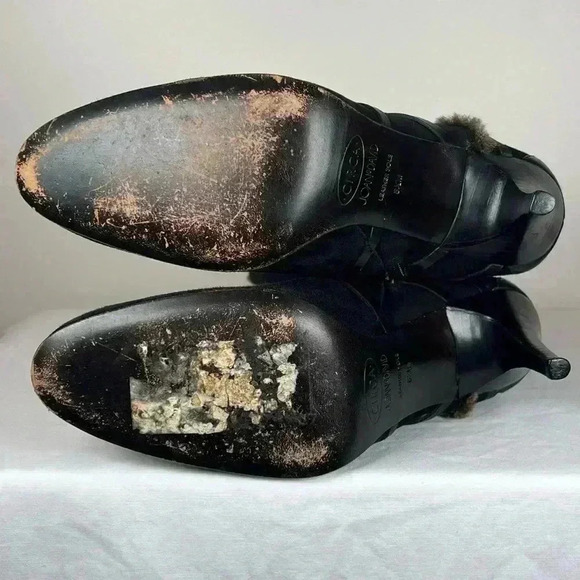 Circa Joan & David Dulcinea Black Suede Mid Calf Boot Women’s Size 8.5 Medium - Picture 9 of 16